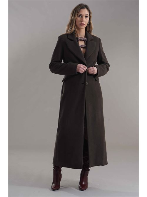 Cappotto monopetto The First | 1902CIOCCOLATO